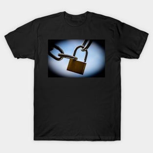 Lockdown padlock and chain T-Shirt